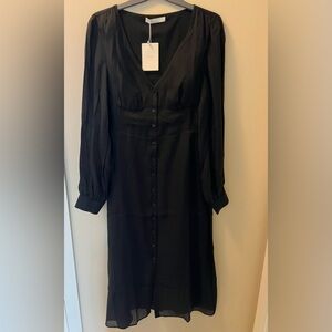 New Oak + Fort Maxi Dress -size M black